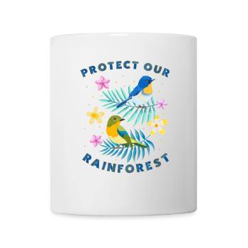Protect our rainforest - Mug - white - Front