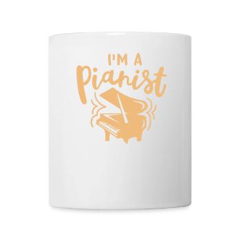 Pianist Klavierspieler - Tasse - Weiß - Vorne