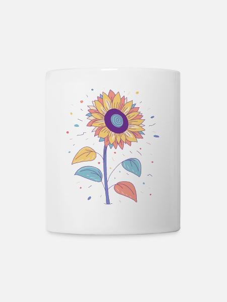 Tournesol - Mug blanc - blanc