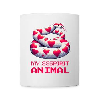 Le serpent, mon animal spirituel - Mug blanc - blanc - Devant