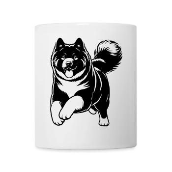 American Akita - Tasse - Weiß - Vorne
