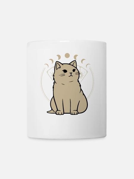 Astrologie Chat : Signes du zodiaque pour votre ami à quatre pattes - Mug blanc - blanc
