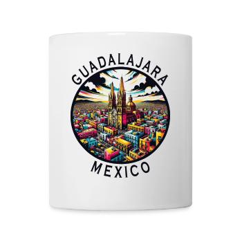 Guadalajara Mexiko Städte Design - Tasse - Weiß - Vorne