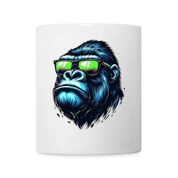 Gorillas with Sunglasses - Mug - white - Front