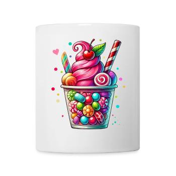 Plaisir des sens : Mug Candy Milkshake - Mug blanc - blanc - Devant