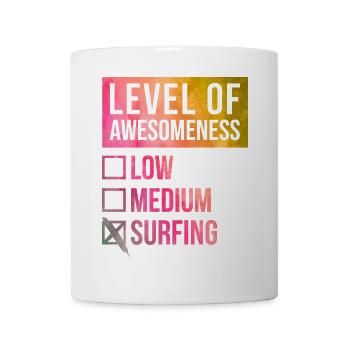 Surfen - Tasse - Weiß - Vorne