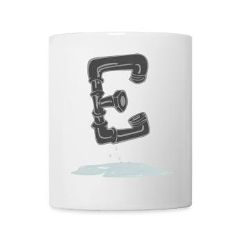rohr e - Tasse - Weiß - Vorne