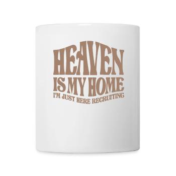 Le ciel est ma maison - Citation chrétienne inspirante - Mug blanc - blanc - Devant