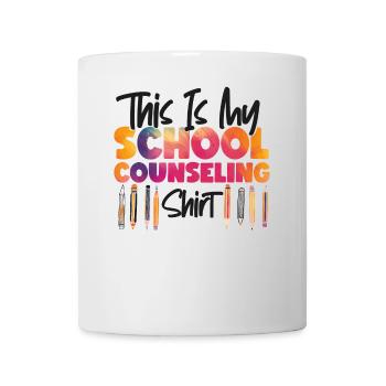 Conseiller scolaire Aquarelle Ceci - Mug blanc - blanc - Devant