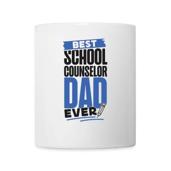 Conseiller scolaire Papa Meilleure école - Mug blanc - blanc - Devant