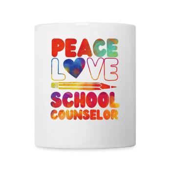 conseillère scolaire fille aquarelle - Mug blanc - blanc - Devant