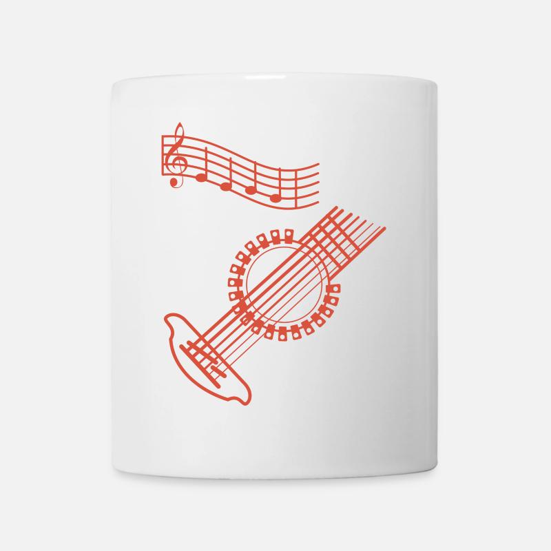 Musicien guitare - Mug blanc - blanc