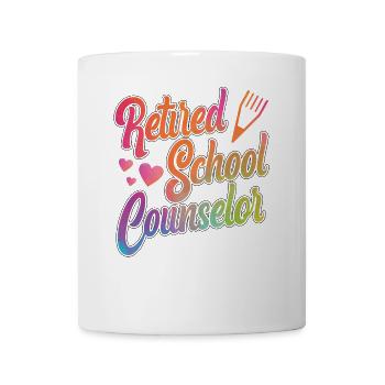 School Counselor Retired - Tasse - Weiß - Vorne
