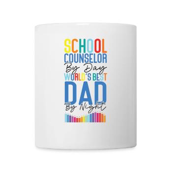 School Counselor Dad School - Mug - white - Front