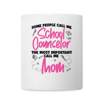 Conseillère scolaire Maman Quelques personnes - Mug blanc - blanc - Devant