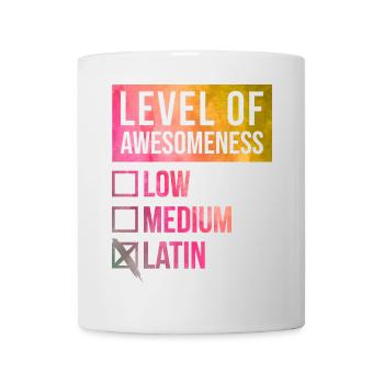 Latin - Mug blanc - blanc - Devant
