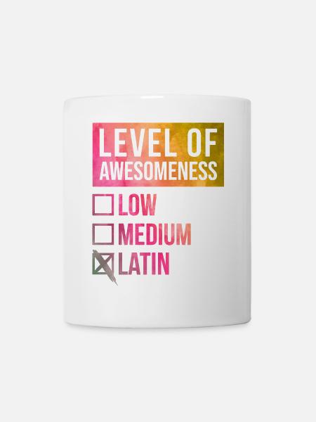 Latin Latin Latin - Mug blanc - blanc