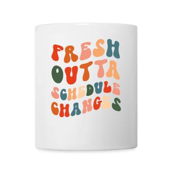 Conseillère scolaire Fresh Outta - Mug blanc - blanc - Devant