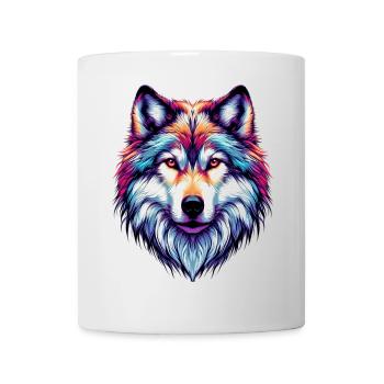 Wolf - Tasse - Weiß - Vorne