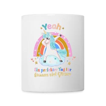 Einhorn - Tasse - Weiß - Vorne