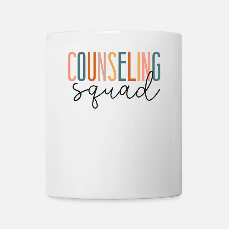 School Counselor Counseling Squad - Tasse - Weiß
