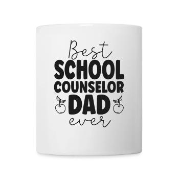Conseiller scolaire Papa Meilleure école - Mug blanc - blanc - Devant