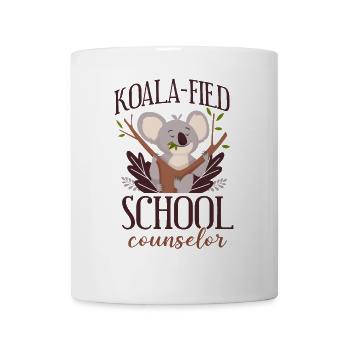 School Counselor Koala Koala-Fied - Tasse - Weiß - Vorne