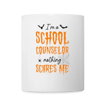 Conseillère scolaire Maman Halloween Je suis - Mug blanc - blanc - Devant