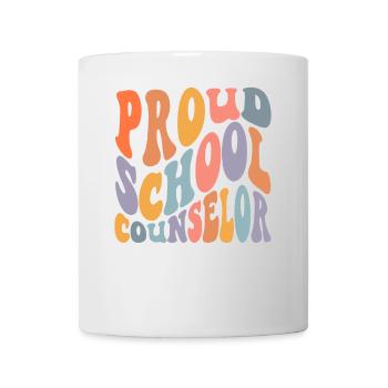 School Counselor Proud School - Mug - white - Front