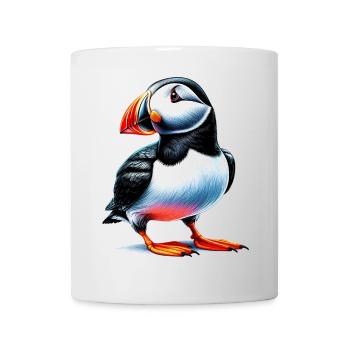 Papageitaucher - Tasse - Weiß - Vorne