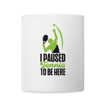 Funny Tennis Player Racket I - Tasse - Weiß - Vorne