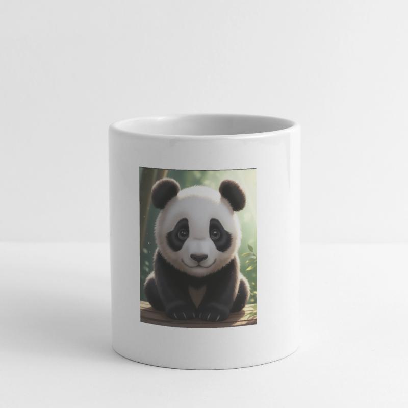 Conception Panda Mug blanc
