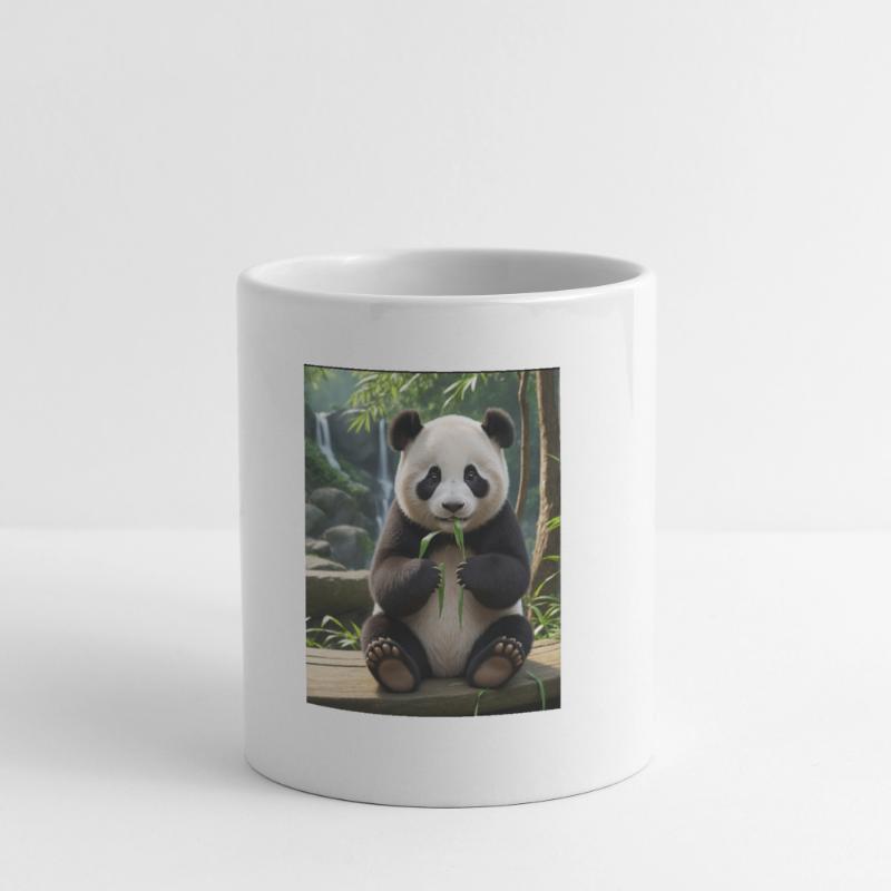 Conception Panda Mug blanc