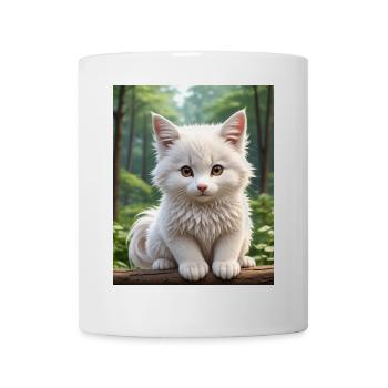 Cute Cat - Mug - white - Front