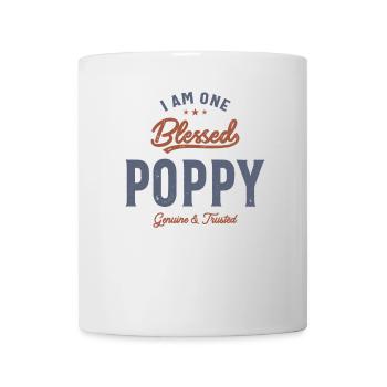 I Am One Bless Poppy - Grandparents Day - Mug - white - Front