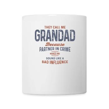 Opa Partner in Crime und stolz darauf - Opa - Tasse - Weiß - Vorne