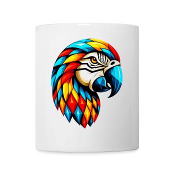 Harlequin Parrot - Mug - white - Front