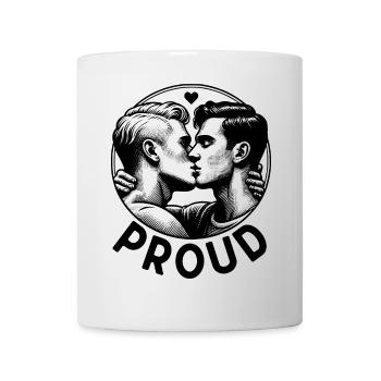Proud - Mug blanc - blanc - Devant