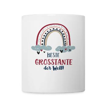Beste Grosstante Outfit Regenbogen Großtante Tante - Tasse - Weiß - Vorne