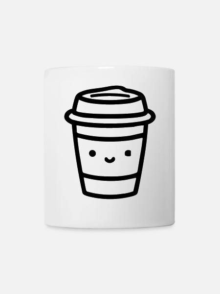 Kaffeebecher - Tasse - Weiß