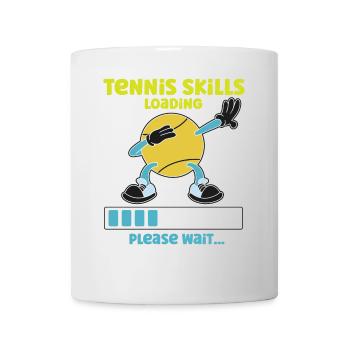 Drôle de joueur de tennis Raquette Tennis - Mug blanc - blanc - Devant