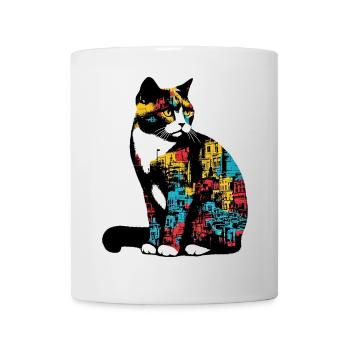 Chat - Mug blanc - blanc - Devant