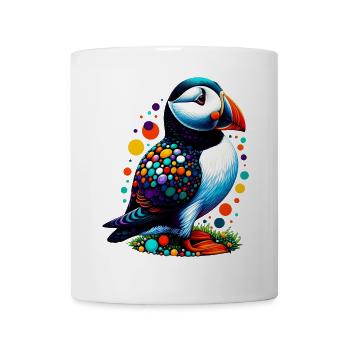 Papageitaucher - Tasse - Weiß - Vorne