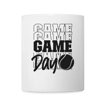 Funny Tennis Player Racket Game - Tasse - Weiß - Vorne
