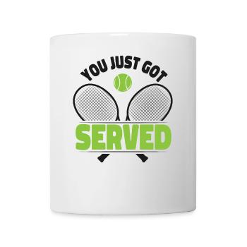 Funny Tennis Player Racket Friends - Mug - white - Front