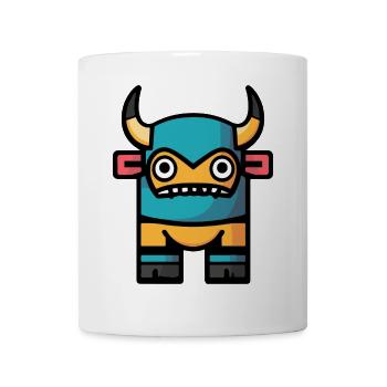 Taurus Halloween Comic Funny - Mug - white - Front