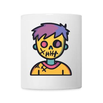 Zombie Halloween Gruselig - Tasse - Weiß - Vorne
