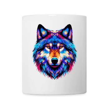 Wolf - Tasse - Weiß - Vorne