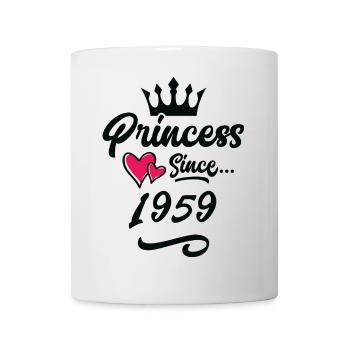 1959 Prinzessin Geburtstag - Tasse - Weiß - Vorne