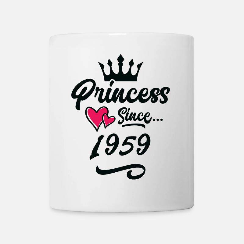 1959 Prinzessin Geburtstag - Tasse - Weiß